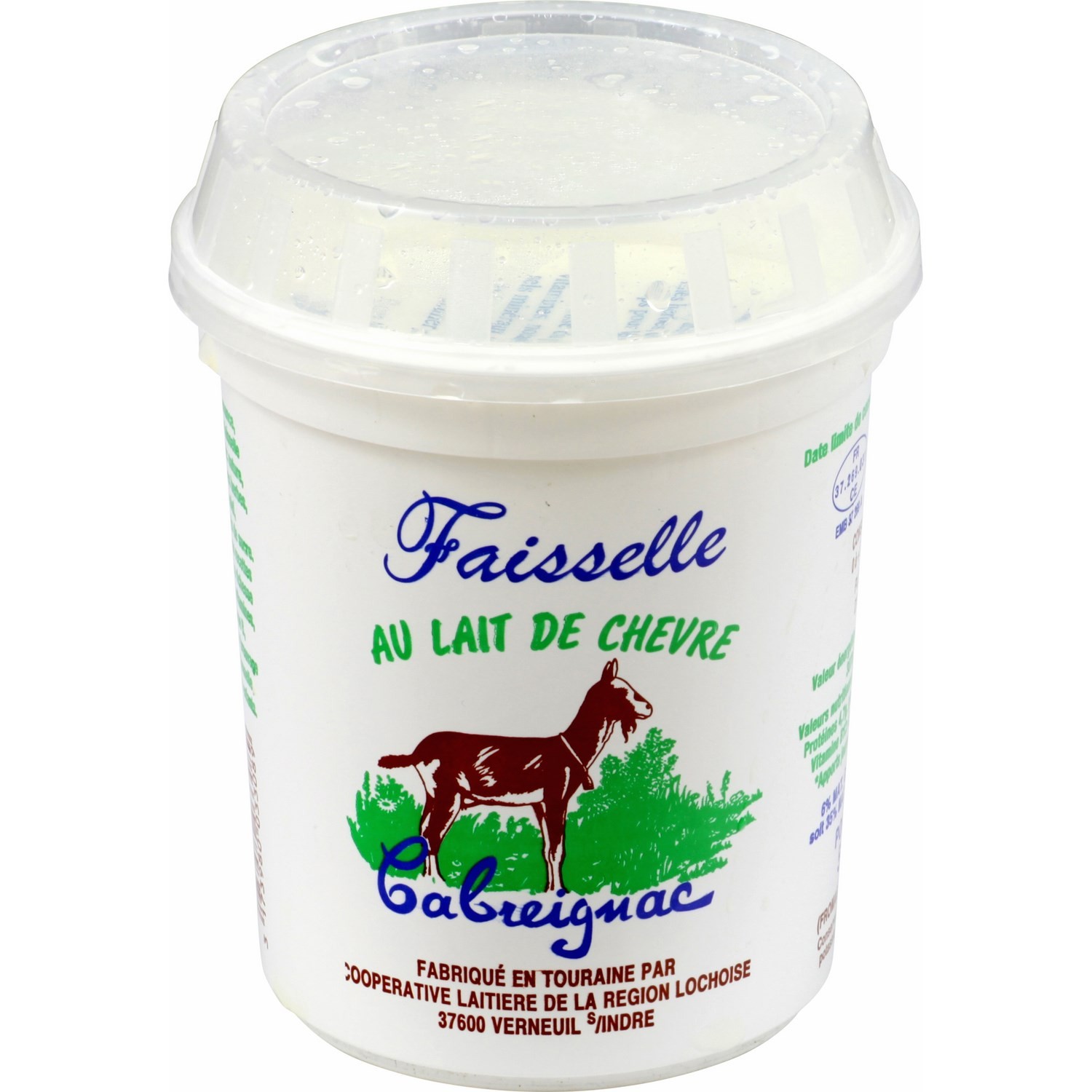 Faisselle au lait de chèvre Cabreignac 35% M.G